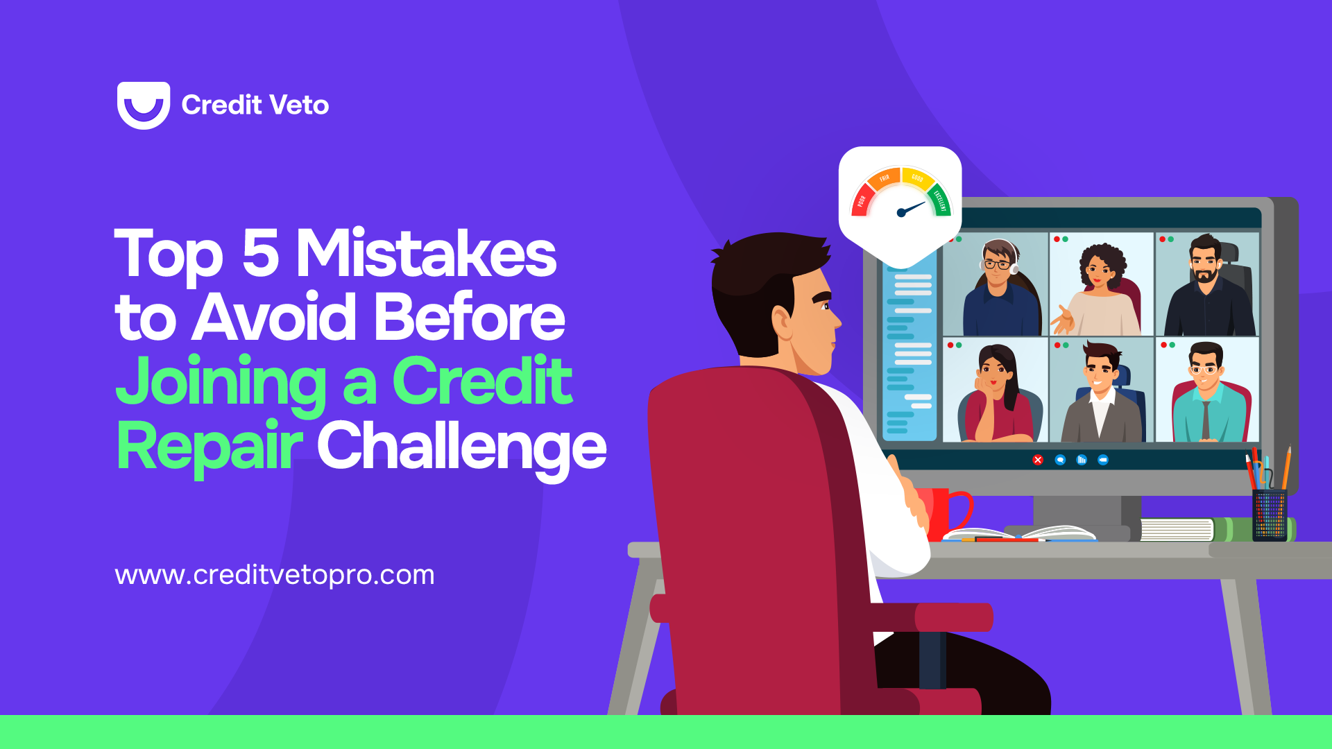 Top 5 Mistakes to Avoid Before Joining a Credit Repair Challenge