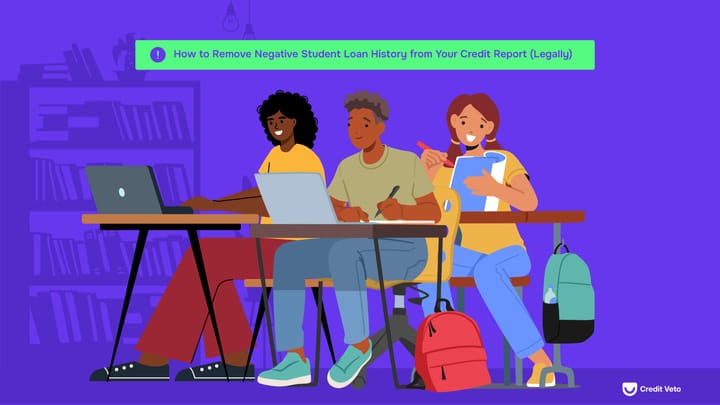 Students sitting in a classroom setting and delierating how to remove their negative student loan history from their credit report in a legal way.